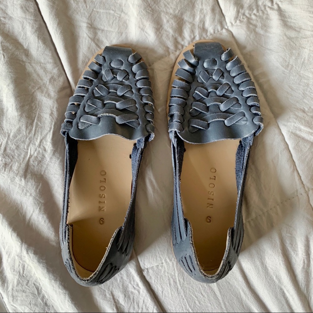 Nisolo Leather Ecuador Huaraches, worn 2 times